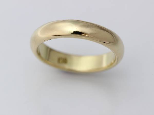 ☆★☆　K18オーダー甲丸リング 1.5匁（新品/送料無料）☆★☆