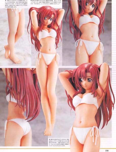 風見みずほ(水着Ver.1)［おねがいティーチャー］電撃ホビーマガジン限定 1/7　リューノス　ガレージキット
