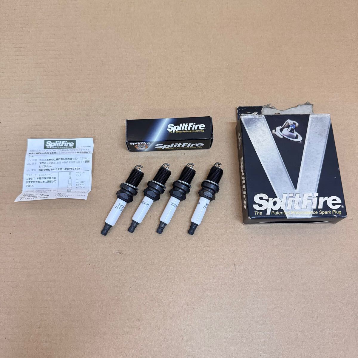 新品 未使用 SpritFire スプリットファイア製 スパークプラグ SF-550C 4本セット SHSH0364-1a