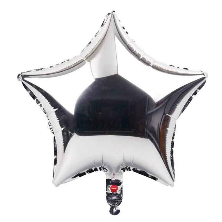 パーティーグッズ　メタリック調バールーン　星型　18インチ（45センチ）　2枚セット　ハロウィン・イベント・周年記念など　新品