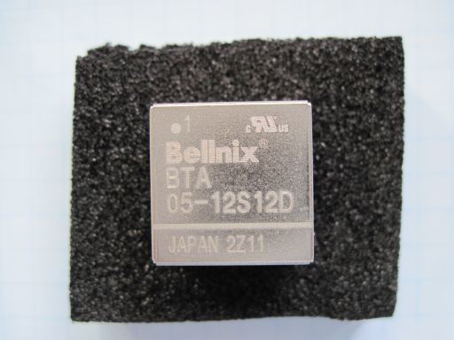 SB03　Bellnix　DC/DCコンバータ　BTA05-12S12D　出力 12V 125mA　入力4.5V～9V　未使用品ですが長期保存品　1個