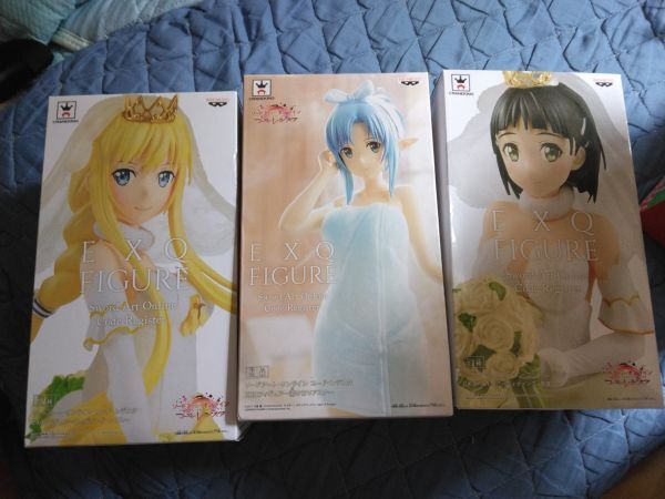 フィギュア　アリス・シンセシス・サーティ など 3点セット 「ソードアート・オンライン コード・レジスタ」 EXQフィギュア