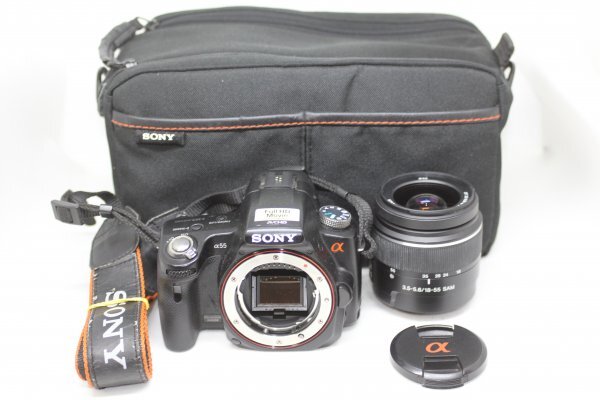SONY デジタル一眼 α55 ズームレンズキット DT 18-55mm F3.5-5.6 SAM付属 SLT-A55VL #0093-1195