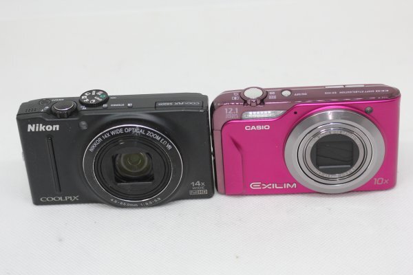 【カメラ2台まとめ売り】Nikon S8200・CASIO EX-H10 #0093-1219