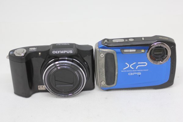 【カメラ2台まとめ売り】OLYMPUS SZ-14・FUJIFILM XP150 #0093-1231