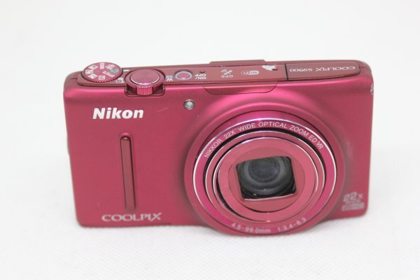 Nikon デジタルカメラ COOLPIX S9500 光学22倍ズーム Wi-Fi対応 ヴェルヴェットレッド S9500RD #0093-1232