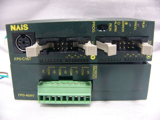 ★ Panasonic/MAiS FP0-C16T + FP0-A04V FA用小型プログラマブルコントローラセット