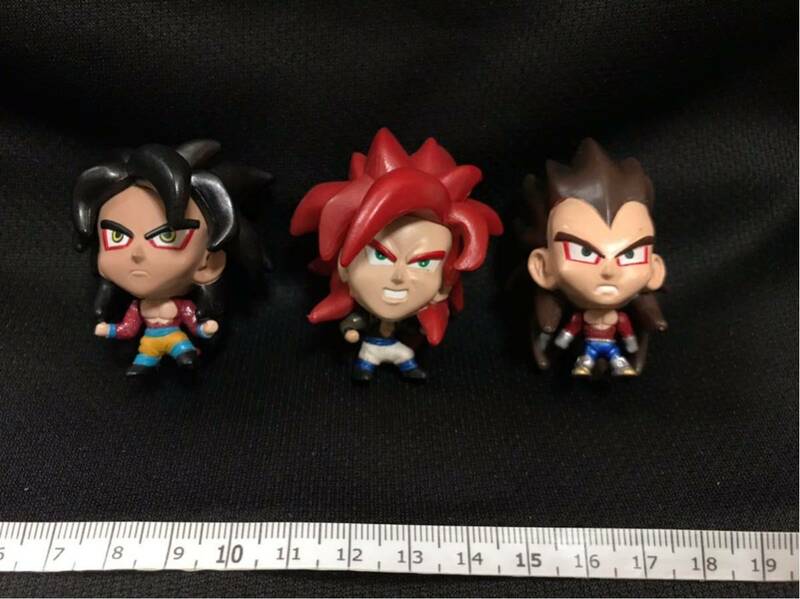 SS4ゴジータ.孫悟空.ベジータ.チビーズ3体セット【ドラゴンボールGT】塗装済完成品/展示品/検)フィギュア.ガレージキット.スーパーサイヤ人