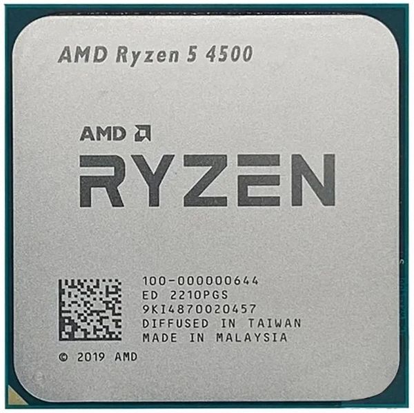 AMD Ryzen 5 4500 AM4 CPU Processor 3.6GHz 6 Core 12T 8MB Cache R5 4500 65W