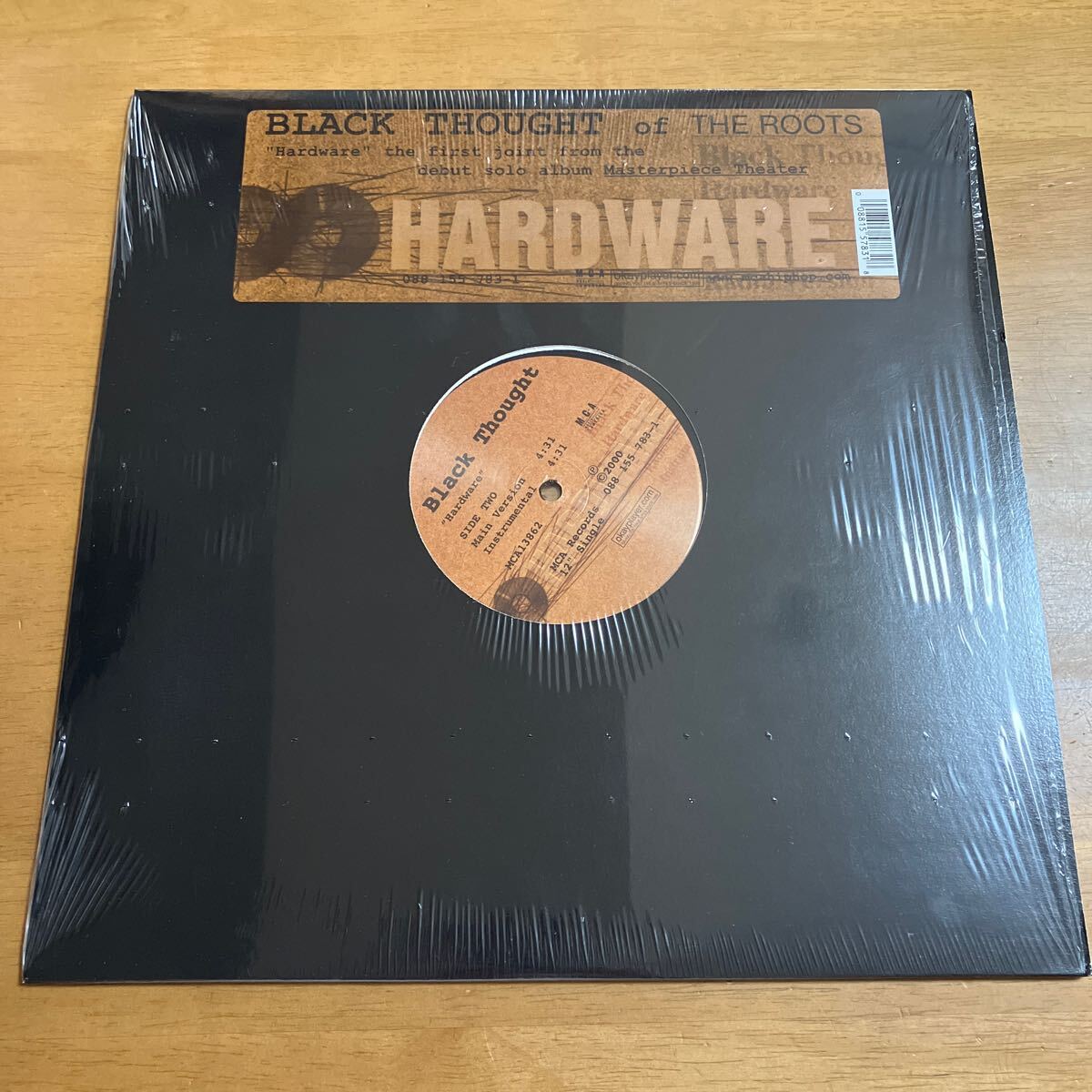 レコード BLACK THOUGHT OF THE ROOTS / HARDWARE 088 155 783-1 / MCA13861 2000年 Prod by DJ Krush 
