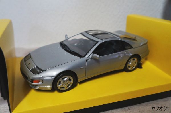 京商 日産 300ZX フェアレディZ BI TURBO 1/18 ミニカー シルバー Z32