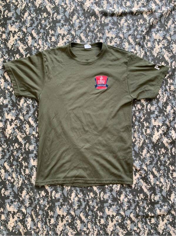 米軍 放出品 半袖 Tシャツ USMC サイズ L PWYE SINGLE MARINE PROGRAM 海兵隊 トレーニング T