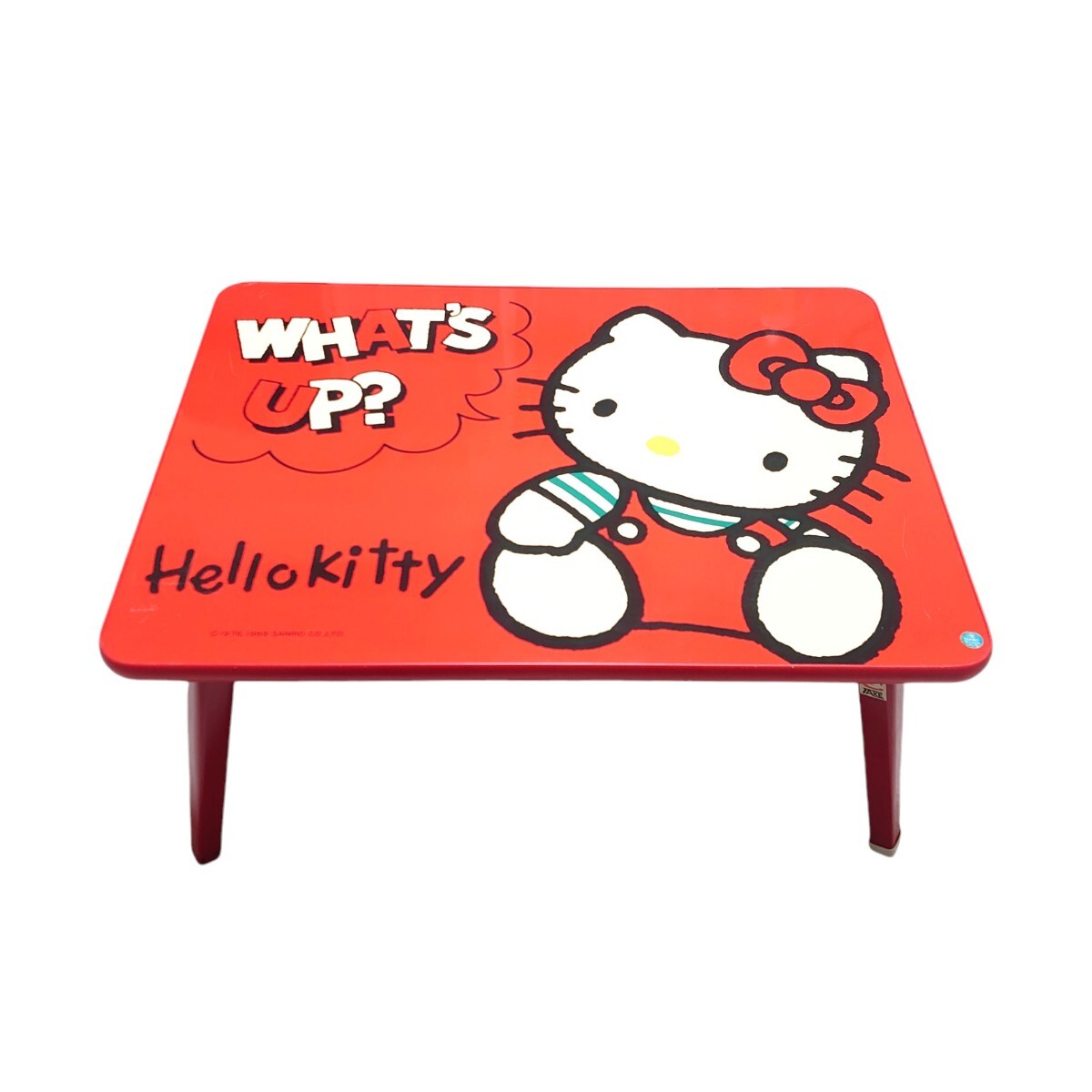 SANRIO HELLO KITTY サンリオ ハローキティ 折りたたみ 折り畳み式 テーブル 家具 机 座卓 昭和レトロ 当時物 ヴィンテージ レア tp-24x987