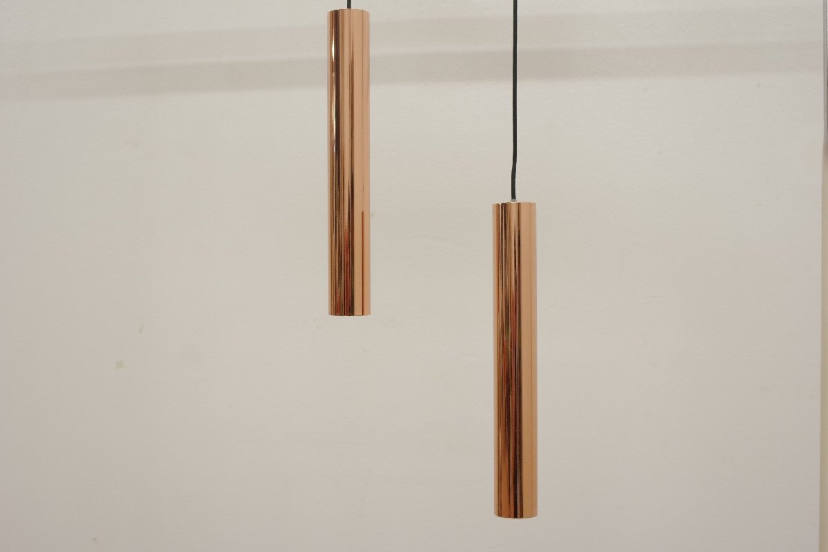 展示品 KOIZUMI コイズミ ペンダントライト AP44206L LED 照明 2点セット 円柱 2019年製 シンプル モダン リビング ダイニング