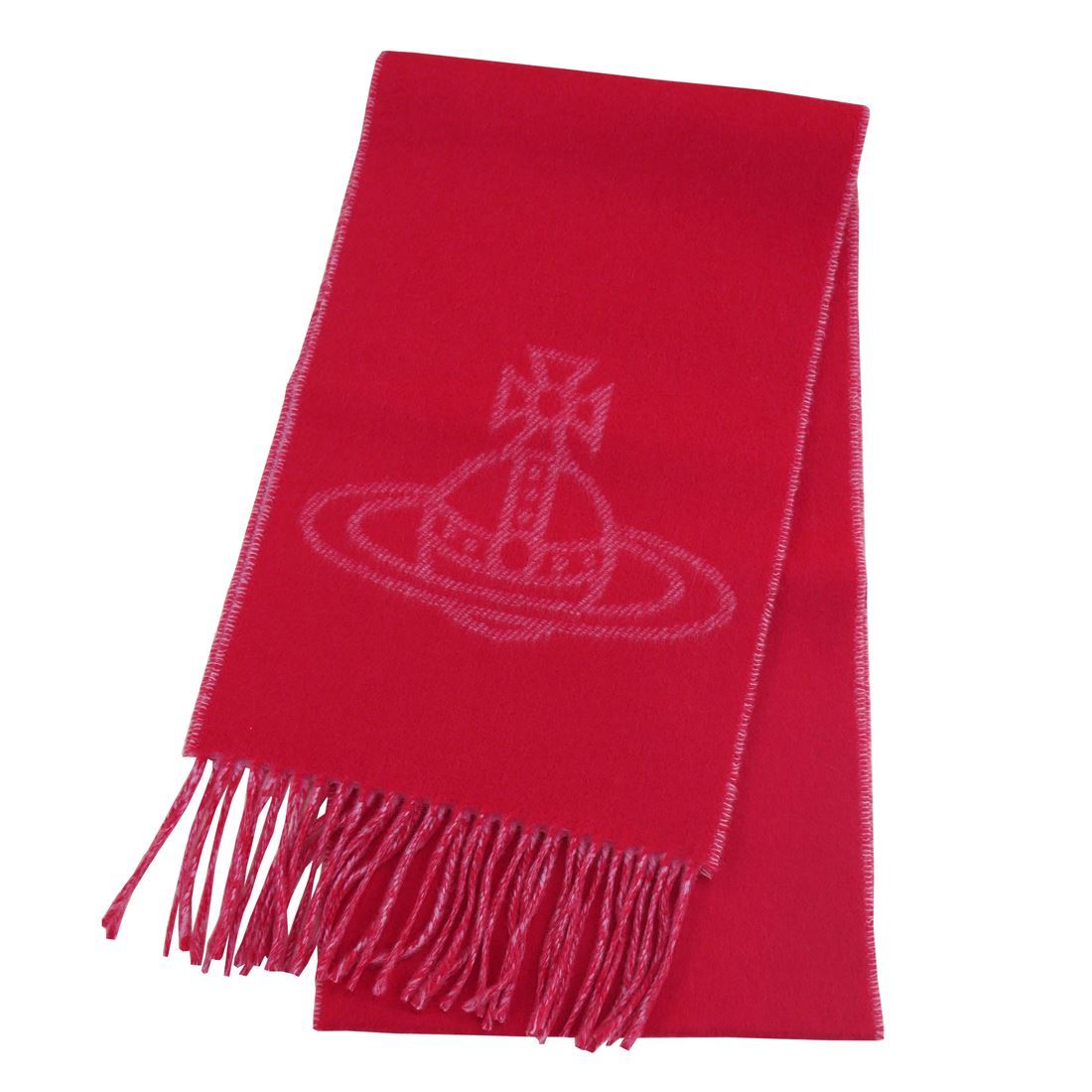 マフラー ヴィヴィアンウエストウッド 約25×185ｃｍ 24-81030006-W00ZH-H401/RED/7360/送料無料メール便