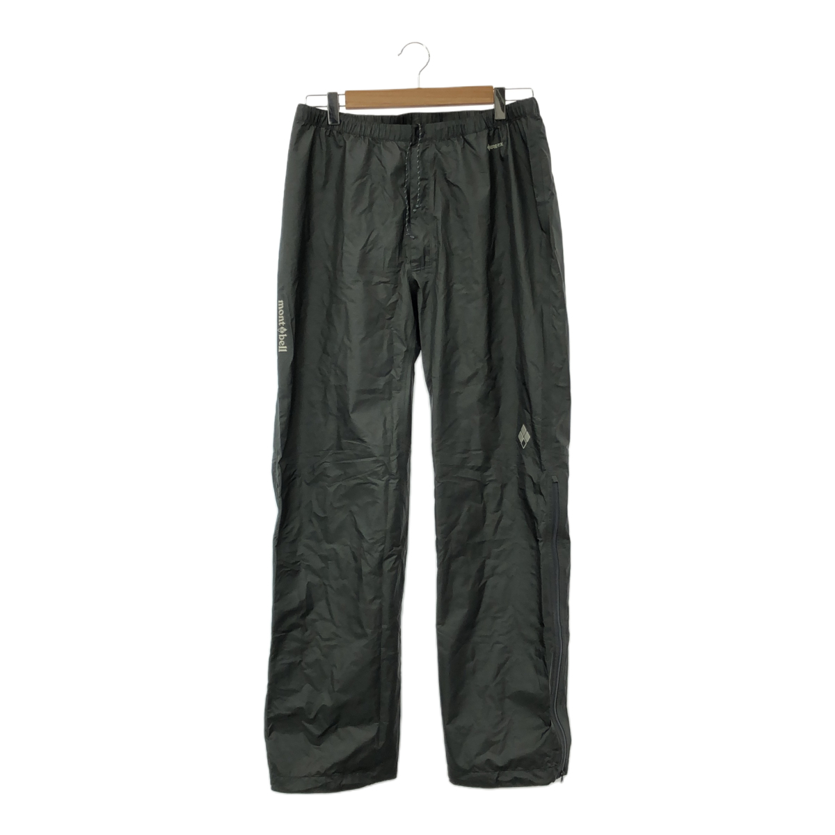 ◎中古品◎モンベル montbell ストーム クルーザー パンツ メンズ L グレー GORE－TEX ゴアテックス 雨具 レインウェア tsuR69437COＨ