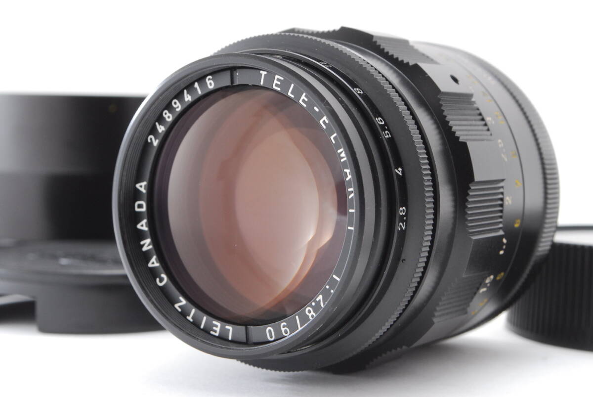 [B品]LEICA TELE-ELMARIT M 90mm F2.8 初代FAT★フード★テレエルマリート★1271