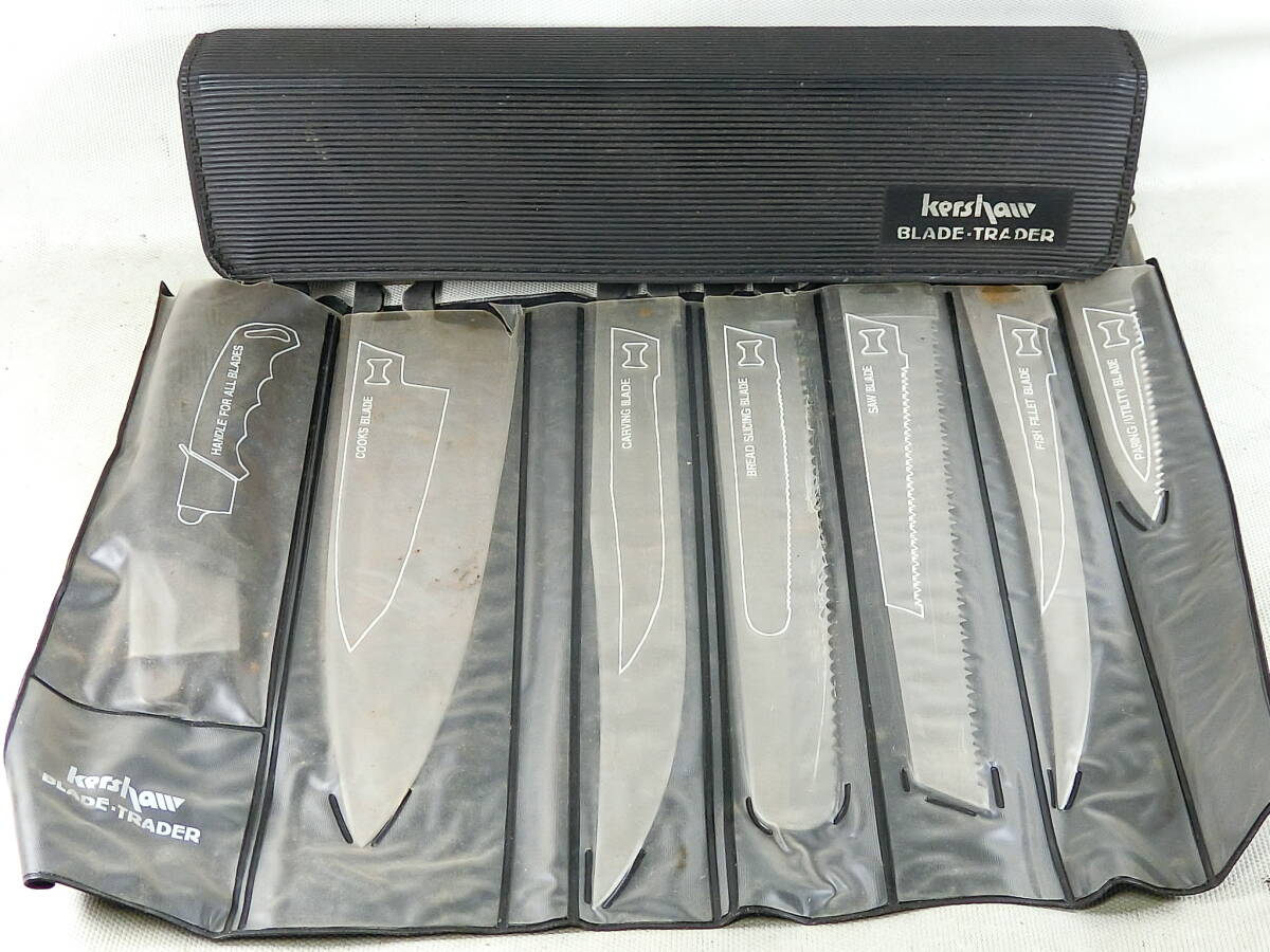 ΛKershaw　Blade Trader　ブレードトレーダー　マルチナイフ　交換刃　貝印　キャンプ　アウトドア　釣り　包丁　