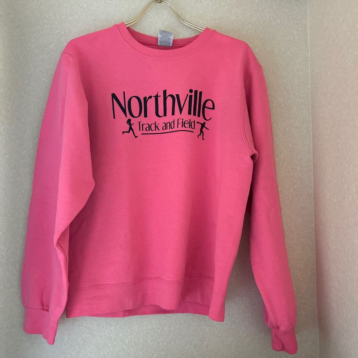 NUBLEND 古着 スウェット トレーナー ピンク Northville ヴィンテージ 値下げ