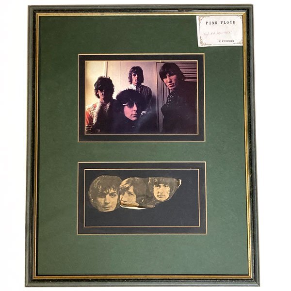 PINK FLOYD シド・ニック・ロジャーのサイン入り 自作？ 真贋不明 ピンク・フロイド