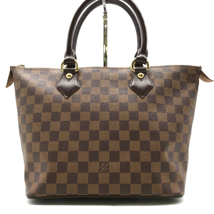 良品 LOUISVUITTON ルイヴィトン ダミエ サレヤ PM トート バッグ ブラウン k1530