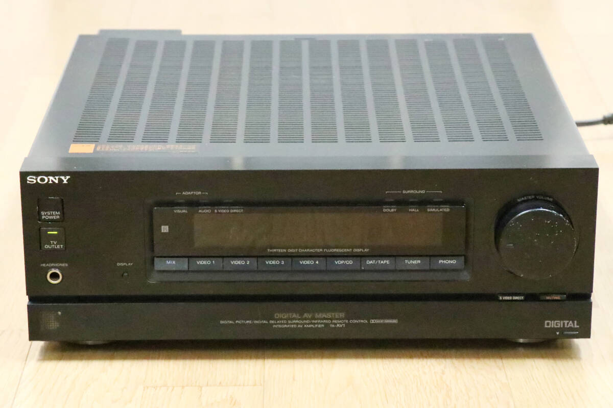 SONY（ソニー）TA-AV1　DIGITAL AV MASTER　アンプ　動作未確認　中古品　【商品説明必読】⑫