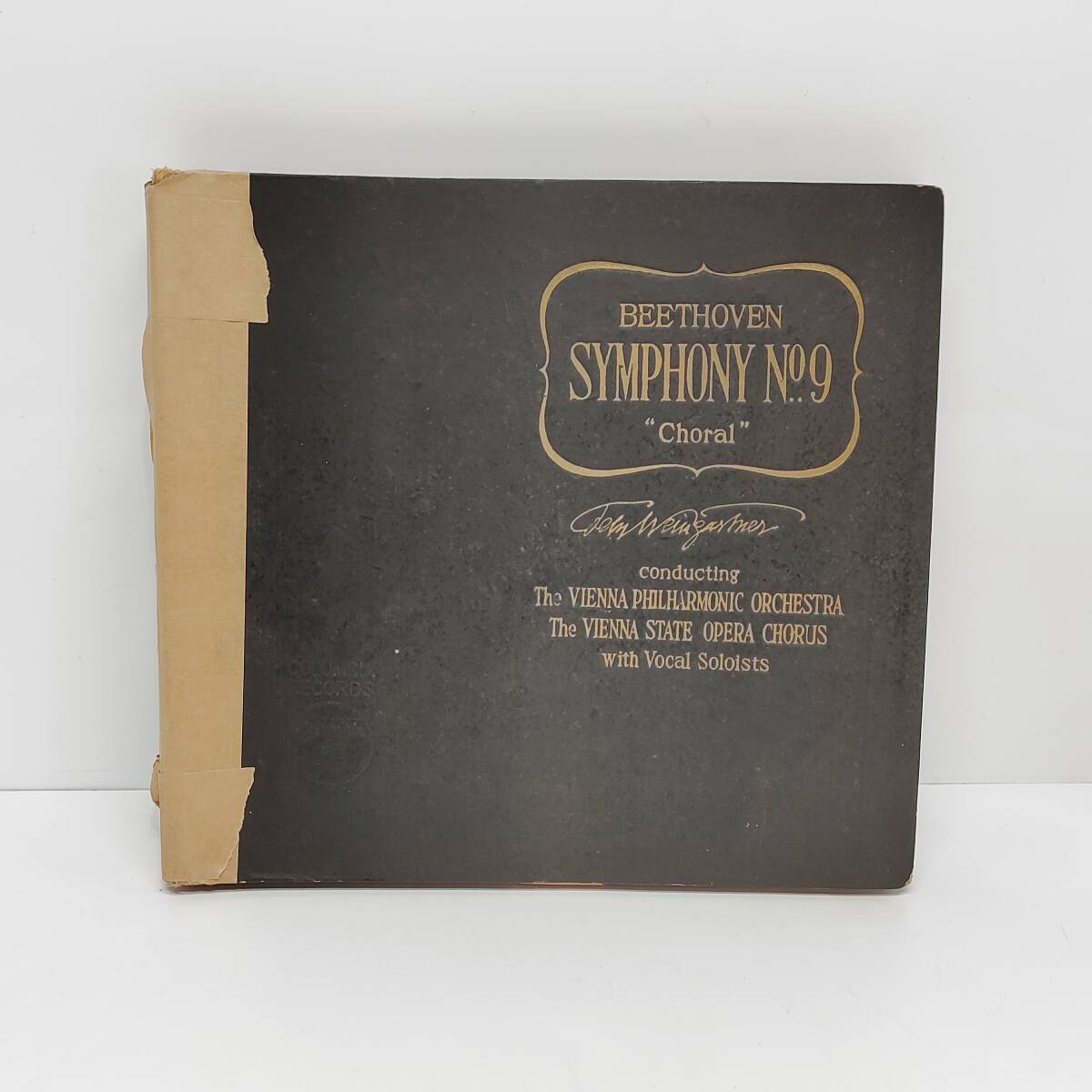 ●ワインガルトナー ベートヴェン 交響曲 第9番 レコード 8枚組 COLUMBIA BEETHOVEN SYMPHONY No.9 Choral M1785