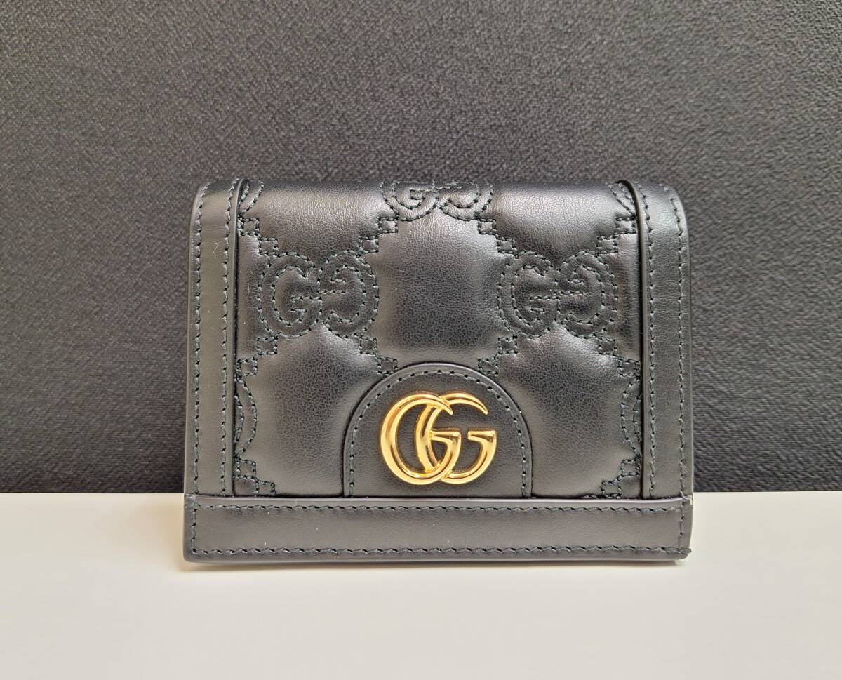 ◆　（未使用品）グッチ　GGマトラッセ カードケース ウォレット　◆