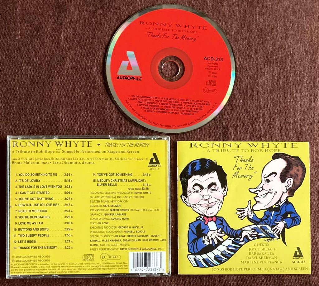 ロニー・ホワイト/バーバラ・リー/トリビュート・ボブ・ホープ/RONNY WHYTE/BOB HOPE/TARO OKAMOTO/BARBARA LEA/ボブ・ホープに捧ぐ/2000