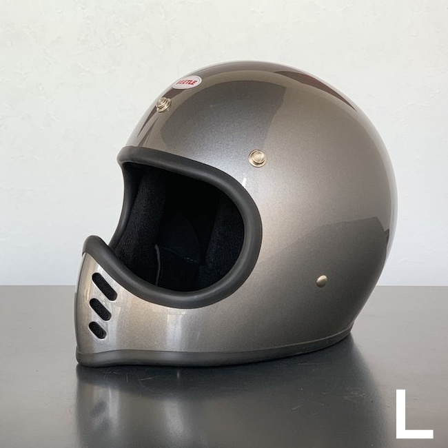 OCEAN BEETLE「MTX」スペースグレイ　サイズ：L　（装飾用 オーシャンビートル ビンテージ フルフェイス