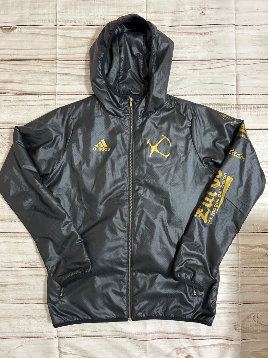 adidas スペース　ジップアップ　中綿ジャケット　ジャケット　サッカー　XO ジャケット フットサル　アディダス