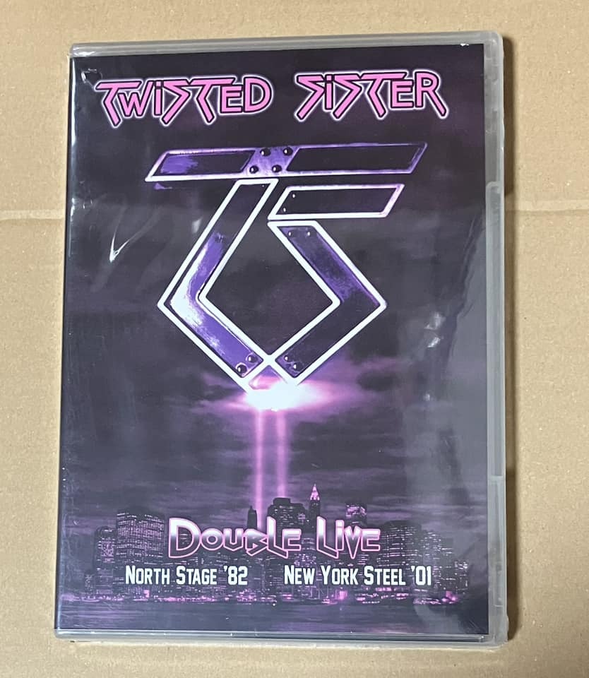 新品未開封　TWISTED SISTER / DOUBLE LIVE NORTH STAGE ’82　NEW YORK STEEL ’01　２枚組DVD