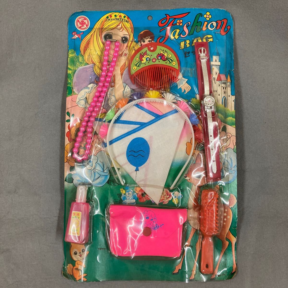 昭和レトロ ファッションセット 1970年代 当時物 デッドストック レトロポップ ファンシー 宝石 駄菓子屋