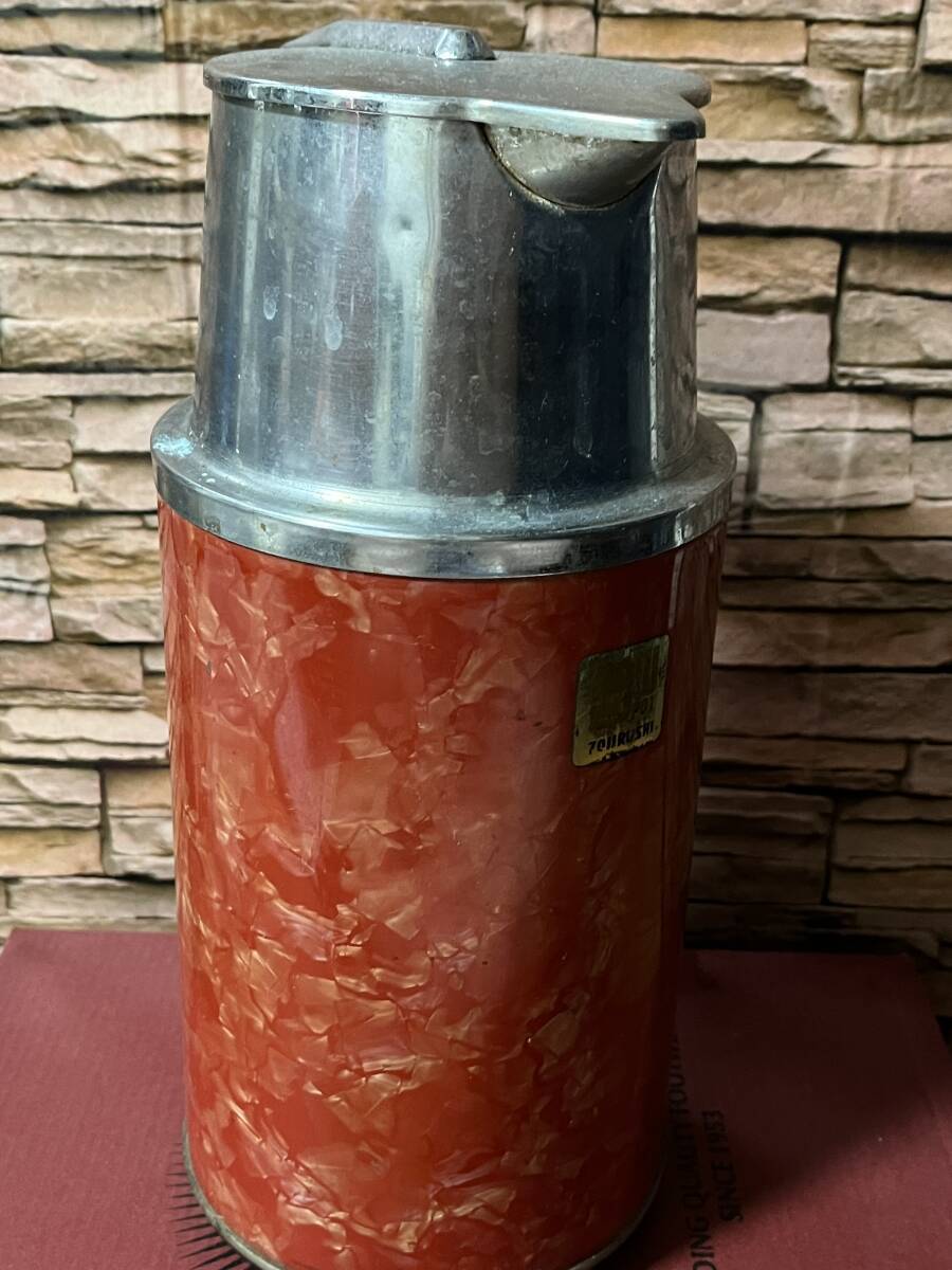 象印ZOUJIRUSHI　昭和レトロ　魔法瓶　VACUUM　BOTTLE