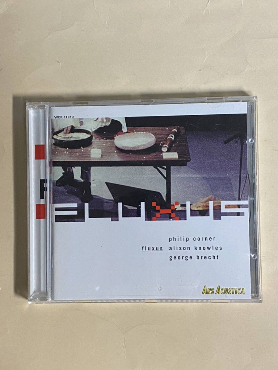 CD フルクサス　2001年 ドイツ発売　WERGO Fluxus Philip Corner Alison Knowles George Brecht Ars Acustica