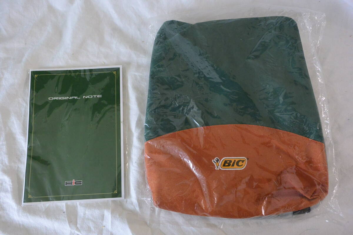 ☆新品☆BICボールペン　ビックボールペン 子供用ショルダーバッグ・リュックサック＆ノート　メンズ・レディースにも