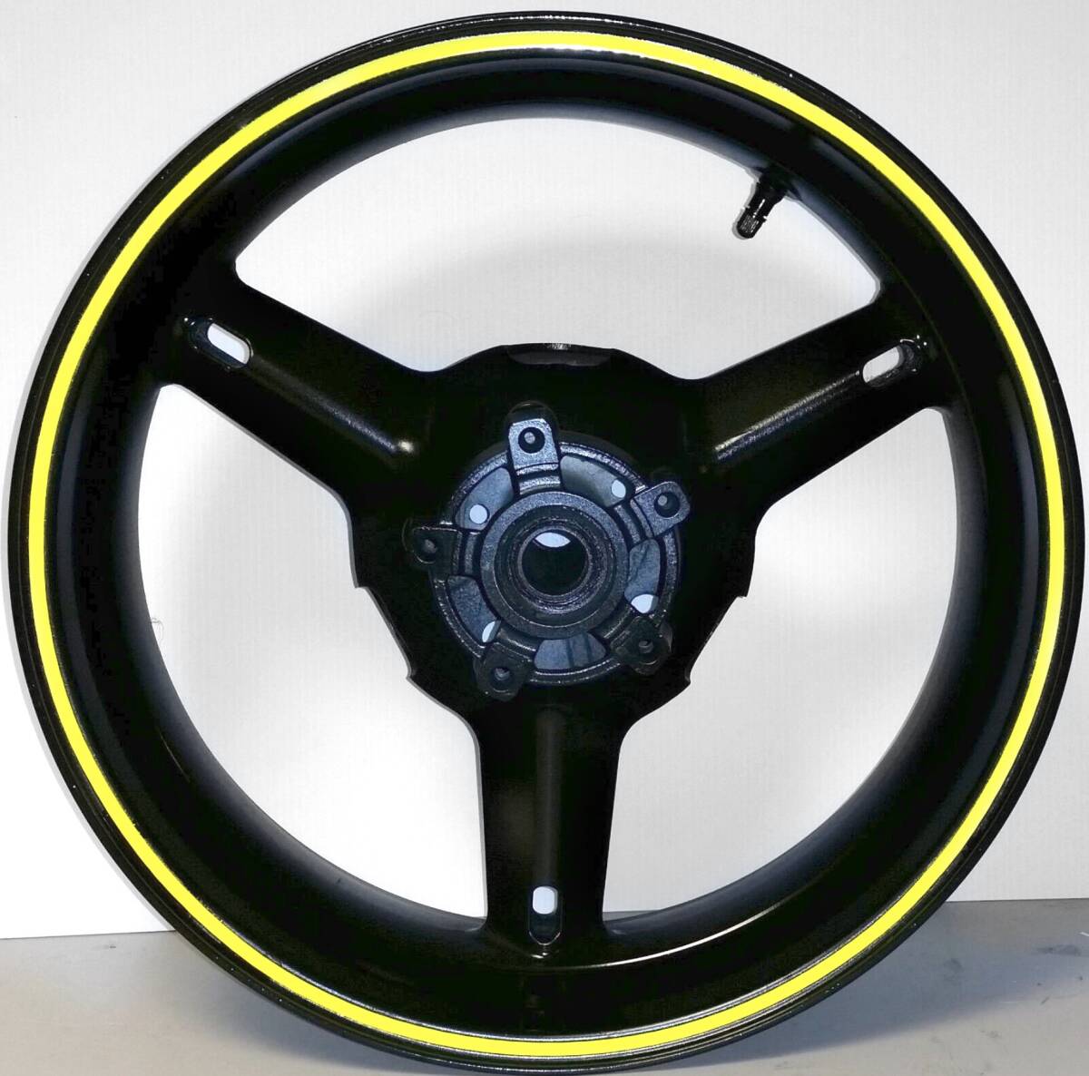 リムテープ ステッカーバイク ネオンイエロー 前後分 蛍光/YZF-R1 ZX-10R GSX-R1000RR パニガーレ YZF-R6 MT-09 MT-07 GSR H2 VR46 ロッシ