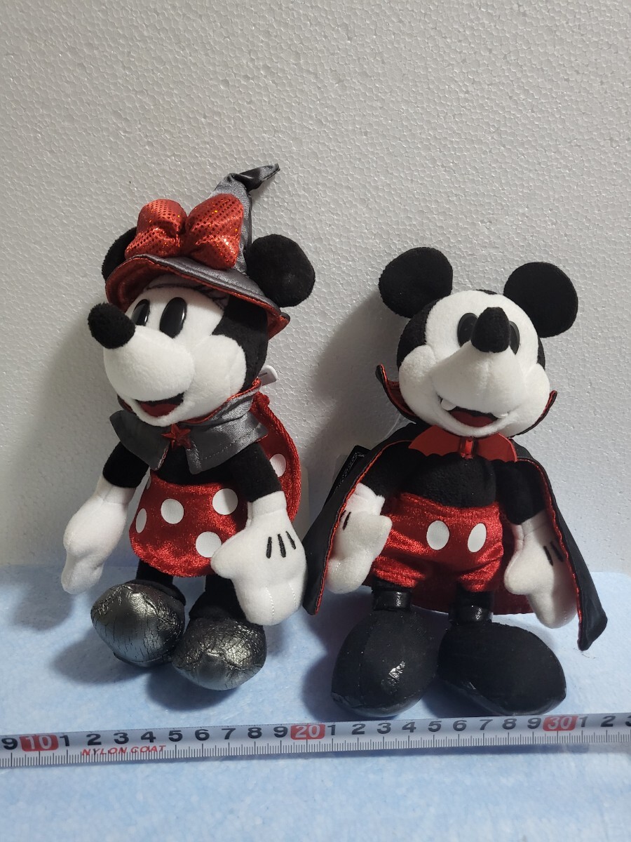ディズニー TDR ミニーマウス ミッキーマウス 2013 HALLOWEEN ハロウィン限定人形 セット TOKYO DISNEY RESORT 30周年記念 タグ付き