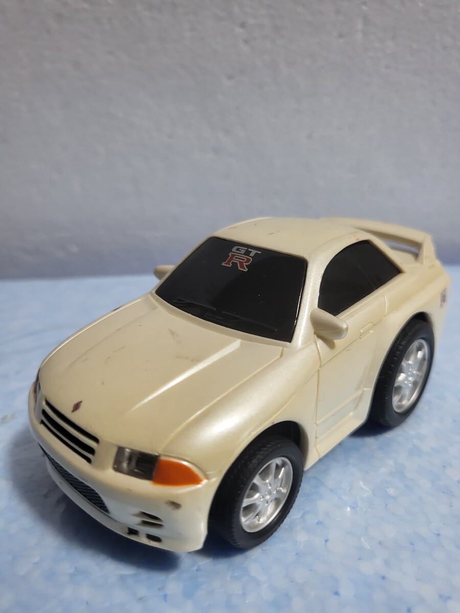 絶版ミニカー マルカ ドライブタウン 1995 年 スカイラインGTR BNR32 NISSAN SKYLINE GT-R T.T.C プルバックカー