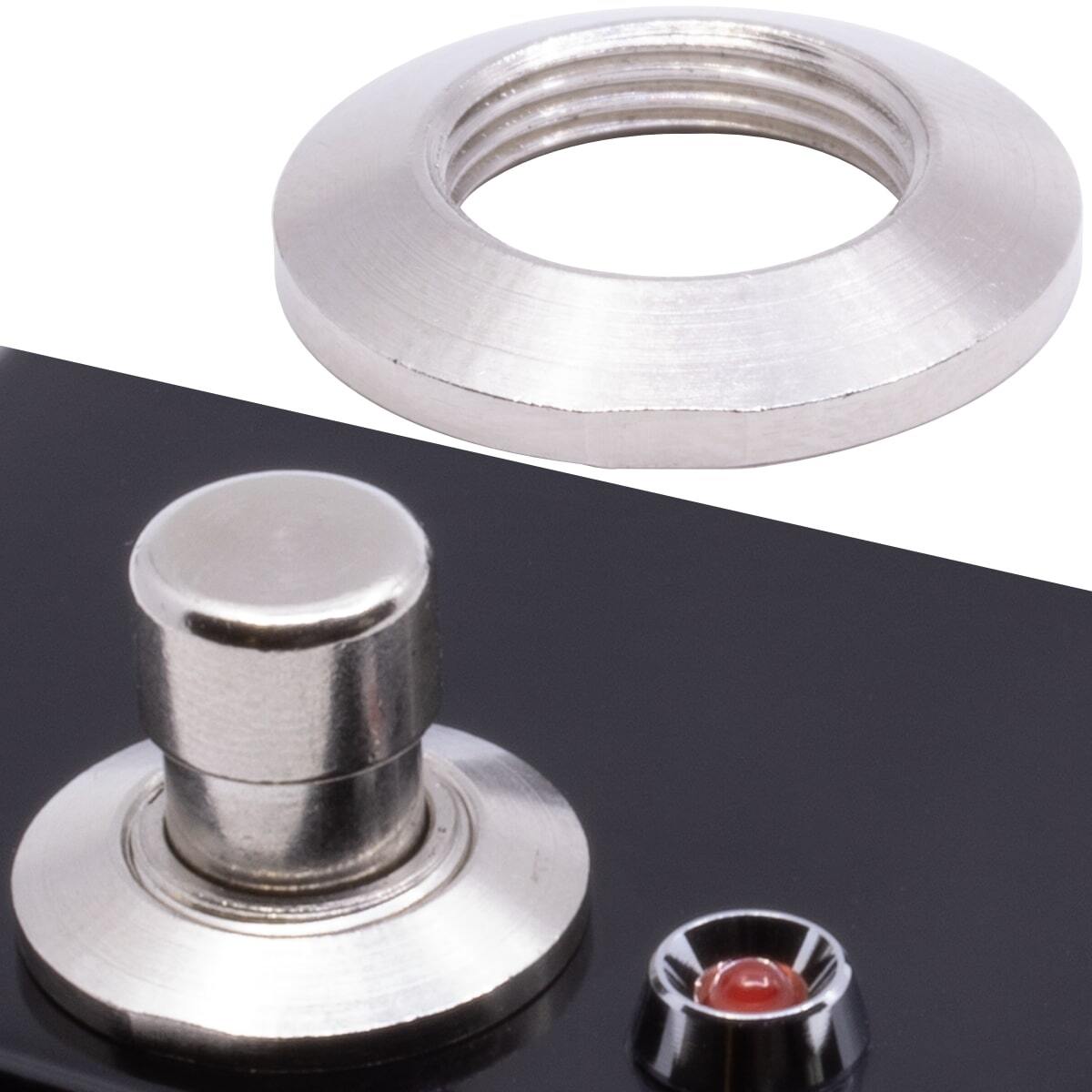 ナット Nut - Wide Dress Nut, Threaded Through, 15/32-32UNS [送料170円から 同梱可]