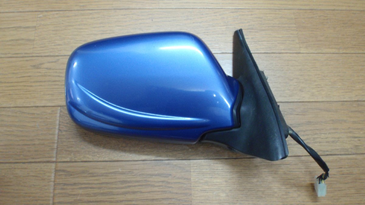 プレオ　ＲＡ２　ＲＡ１　ドアミラー　サイドミラー　右側　運転席側　５Ｐ　ブルー