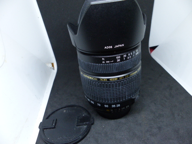 ニコンAF タムロン XRLD 28-300㎜ F3.5-6.3 マクロ フード付 美品