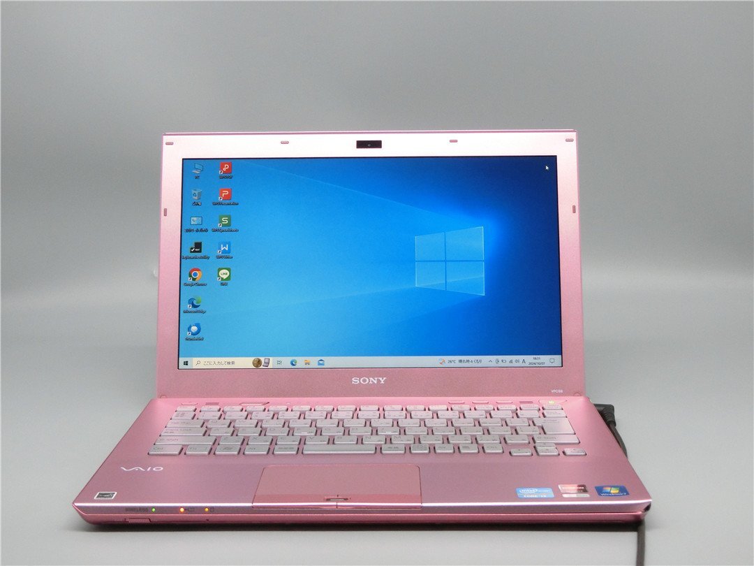 カメラ/中古/13.3型/ノートPC/Win10H/高速SSD256/8GB/COREi3　2310M/SONY　VPCSB18FJ/WIFI/HDMI/Bluetooth/USB3.0　office搭載　送料無料