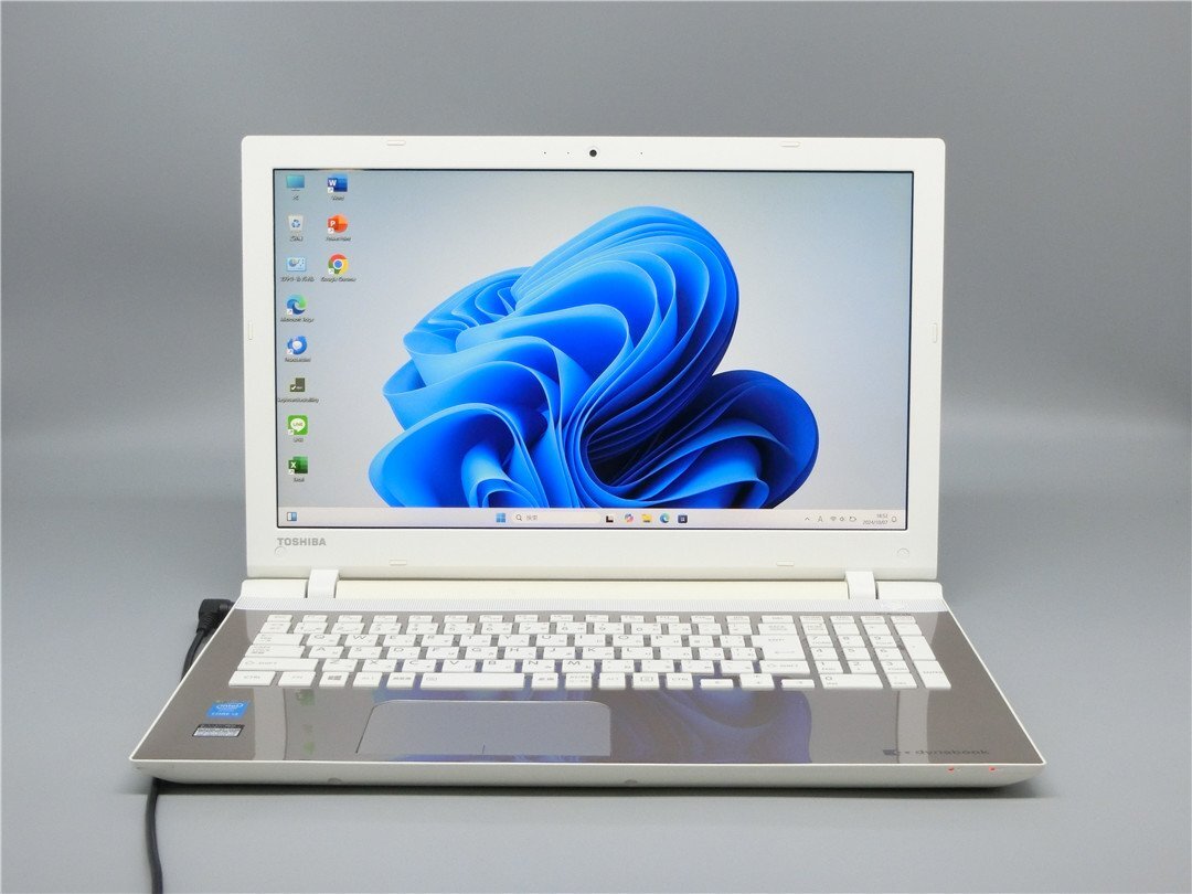 WEBカメラ/中古/15.6型フルHD/ノートPC/Win11H/高速SSD256GB/8GB/COREi3 5005U/TOSHIBA　Dynabook　T55/RG　MSoffice2019/WIFI/Bluetooth