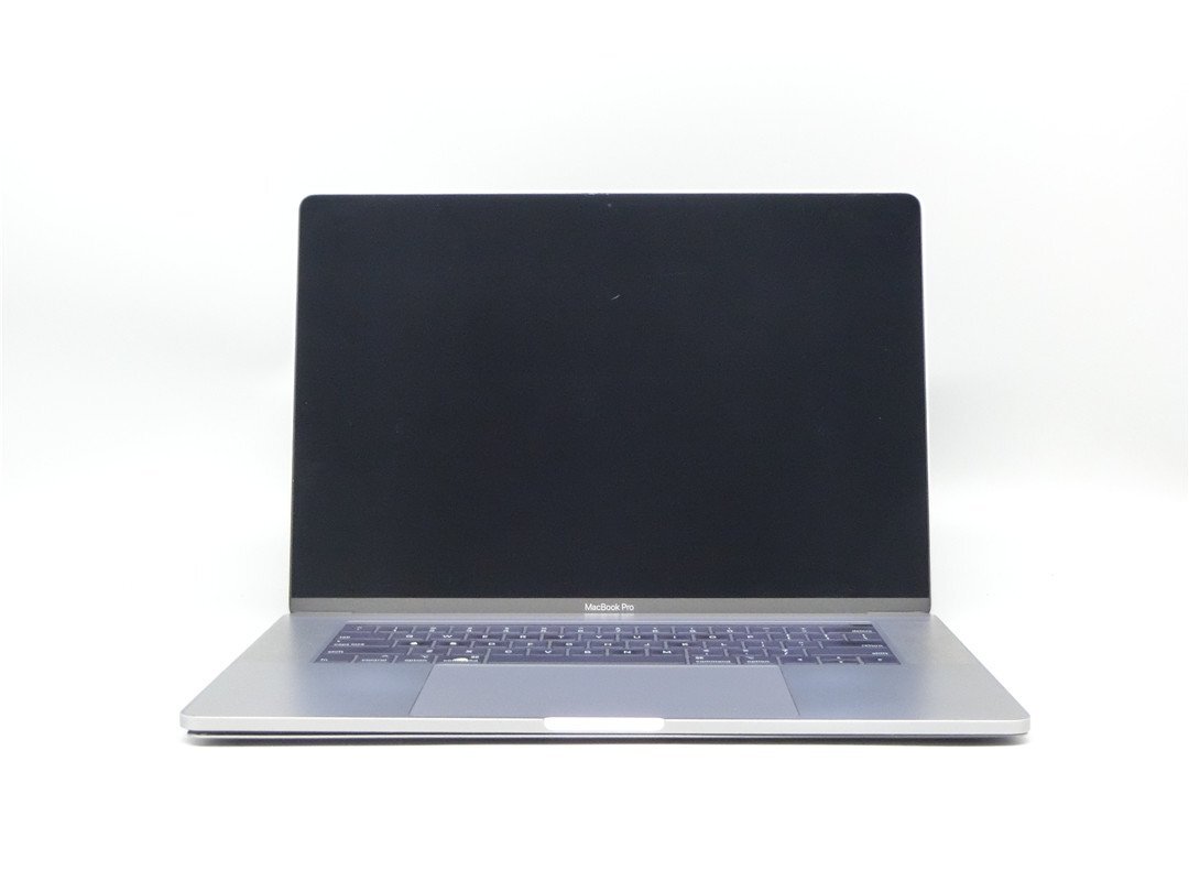 中古　MacBook ProA1990グレー　英語キーボード　ロジックボードと本体止めネジなど欠品　詳細不明ノートPCパソコン　ジャンク品　送料無