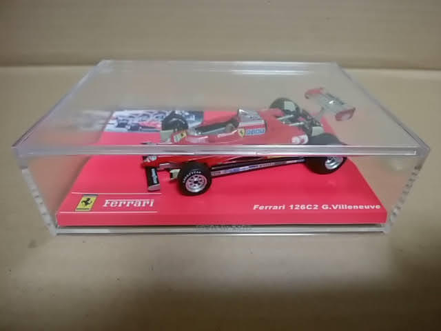 ★1/43アシェット 82'フェラーリ126C2 ビルニューブ ケース付き