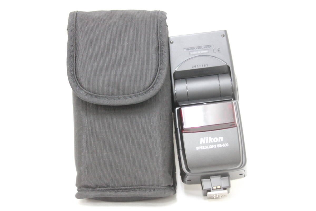 【美品 返品保証】 ニコン Nikon Speedlight SB-600 ソフトケース付き ストロボ v7928