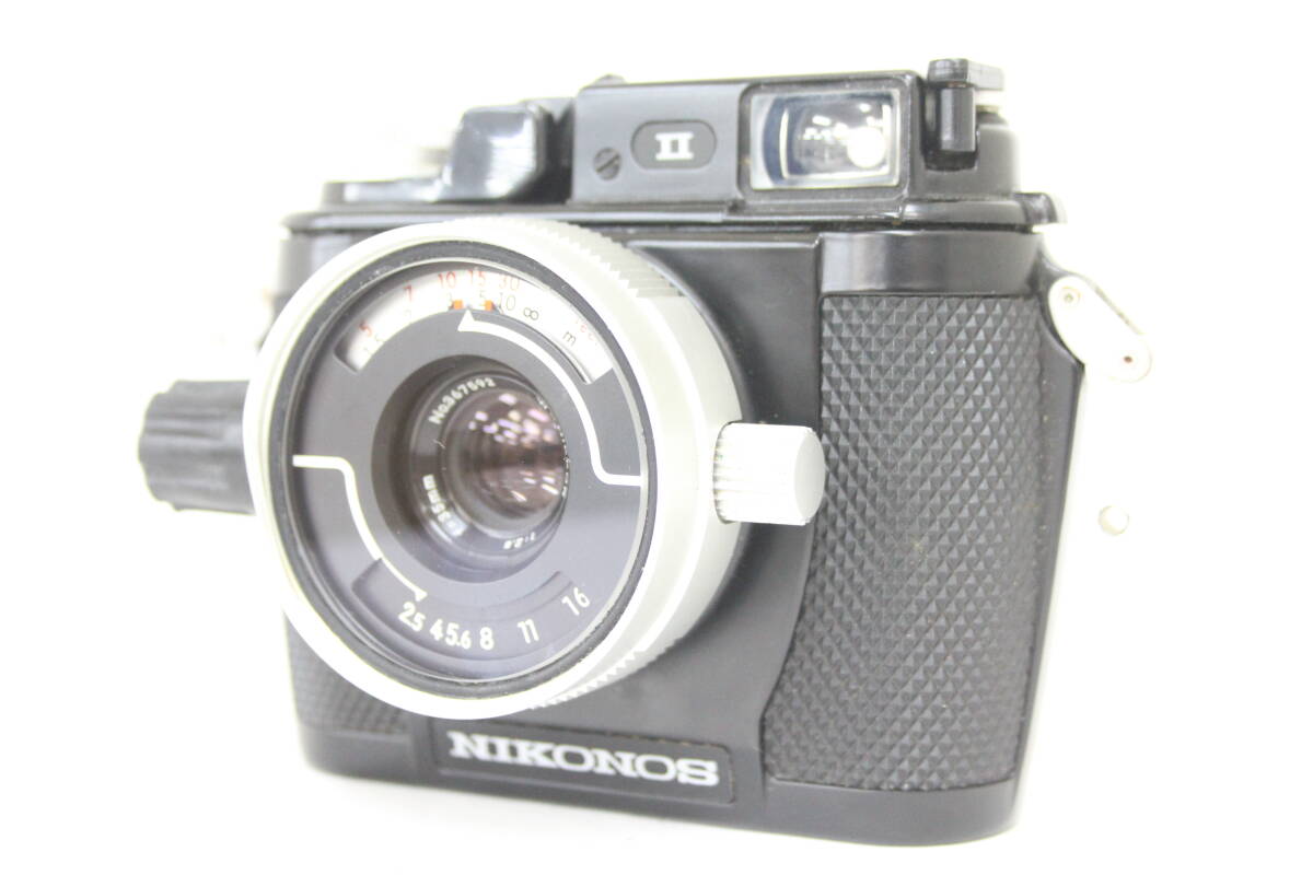 【訳あり品】 ニコン Nikon NIKONOS II ブラック W-NIKKOR 35mm F2.5 水中カメラ v8920
