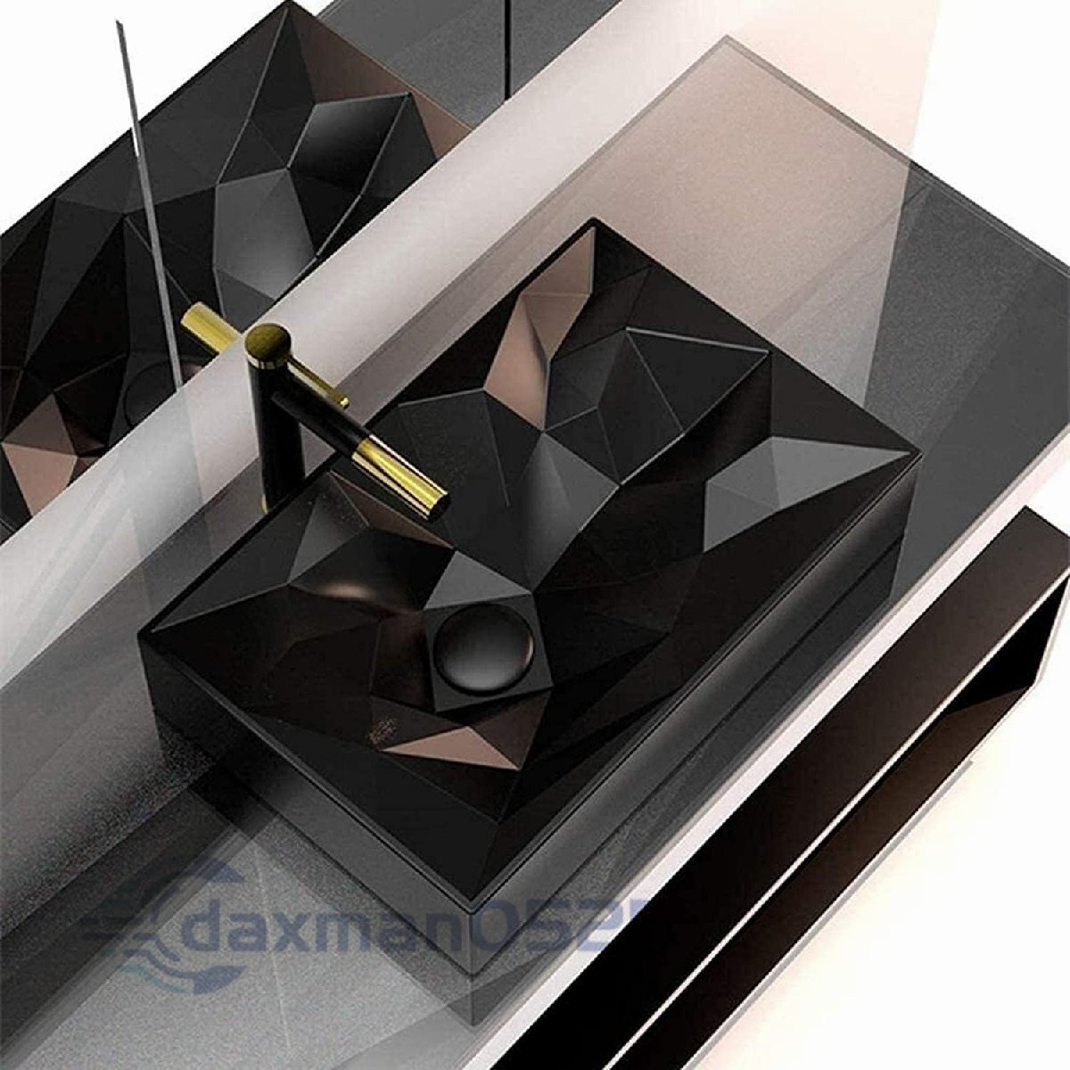 PH-0125 高品質 洗面鉢 洗面器 洗面シンク 洗面ボウル セット 洗面台 陶器洗面 手洗い器 モダンなデザインカウンターバスルーム 家