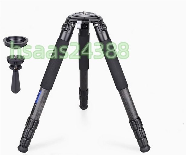 ARTCISE AS90C 大型 カーボン三脚 4段 ナットロック式 ボウル3脚 耐荷重40Kg プロレベル カメラビデオ さんきゃく 